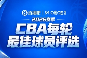 x咪咕【吧友评选】CBA第4轮最佳球员