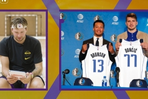 东契奇:刚进NBA布伦森喜欢中投 我们都还在了解自己是怎样的球员